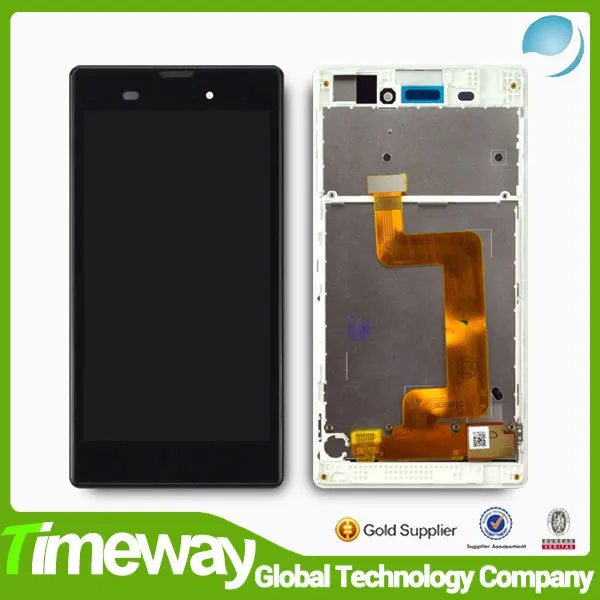 2015 New Hotsale Highscreen 2pcs For Sony Xperia T3 M50w Mobile Phone Lcd Display Touch Panel Screen With Frame Freeshipping