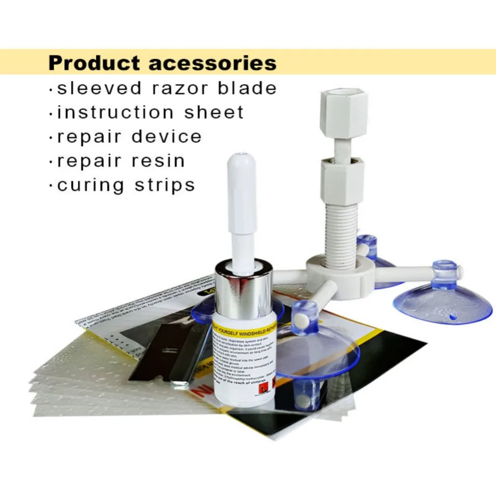 Наборы для ремонта лобового стекла автомобиля Инструменты для ремонта окон стекло лобового стекла царапина трещина восстановление окна