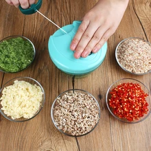 

1 pc Essential Chopper Multifunctional Hand Speedy Vegetable/fruits Presses Cutting Pickled Ginger Stir Garlic Presses