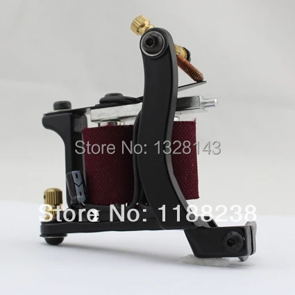 

Wholesale Price 1PC Professional Luo's Tattoo Machine 100% Handmade Cast Iron tattoo machine gun for Shader 10 Wrap Coils Supply