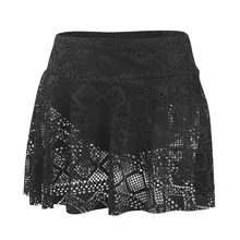 Плюс размер купальники кружевное платье 2XL низ две части раздельный купальник бикини черные купальные брюки женские пляжные спортивные короткие штаны