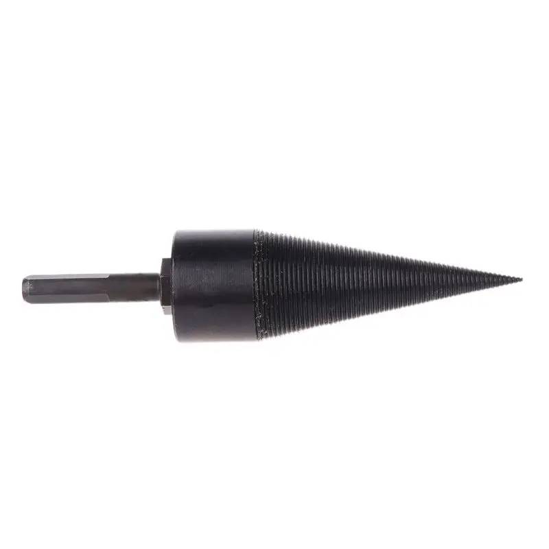 

New Triangular Shank Firewood Splitter Machine Drill Wood Cone Reamer Punch Driver Drill Bit Split Drilling Tools qiang