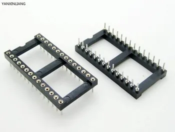 

17PCS 28 Pin Round DIP IC Socket Adapter Wide 28Pin Pitch 2.54mm Connector