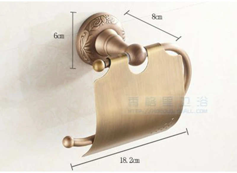 Xogolo одноцветное Медь крепкий антикварные настенные Ванная комната туалет Бумага держатель рулона Интимные аксессуары Высокое качество