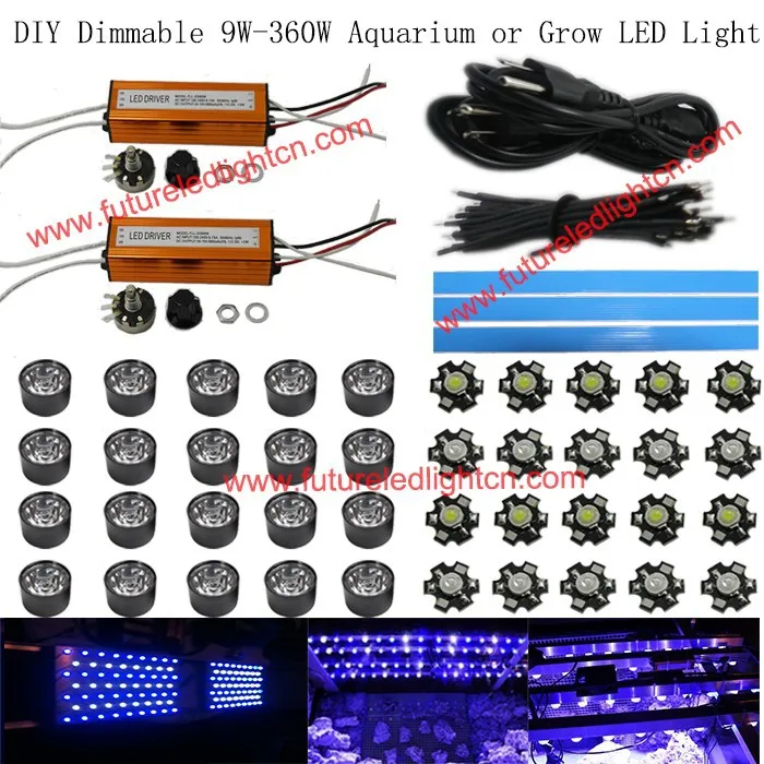 Диммируемый 120 вт diy аквариумный светодиодный светильник s для выращивания коралловых рифов для коралловых рифов и водных, аквариумный светильник led