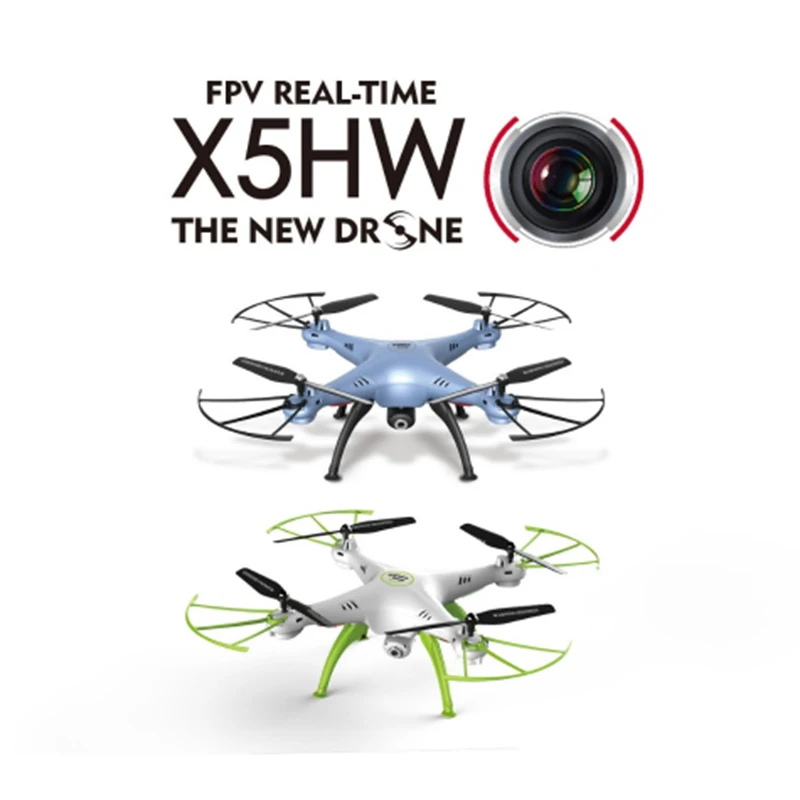

Zangao 2.4G 4CH 6-Axis Quadcopter Syma X5HW Com Real-time Wi-fi Camera HD RC Helicoptero Brinquedos de Alta um chave de retorno