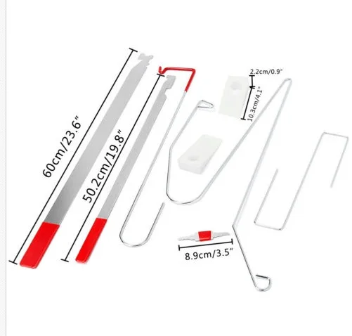 Автомобильный Дверной замок аварийный открытый разблокировочный ключ набор инструментов+ черный воздушный насос Универсальный