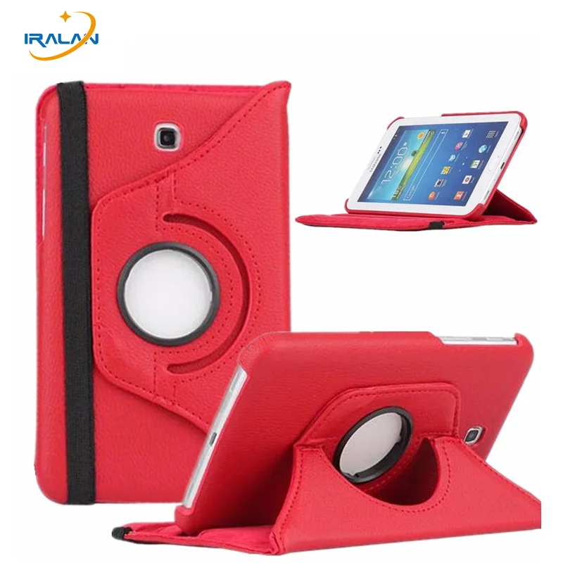 

2017 Hot 360 Degree Rotating Case For Samsung Galaxy Tab 3 7.0 P3200 P3210 T210 T211 T215 7 inch PU Leather Flip Stand Cover+pen