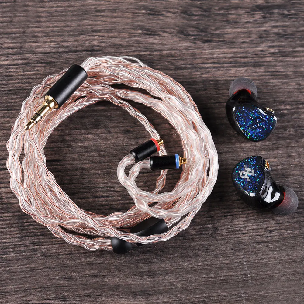 AK новейший TENHZ & AUDBOS T5 5BA наушники в ухо сбалансированные арматурные HiFi монитор