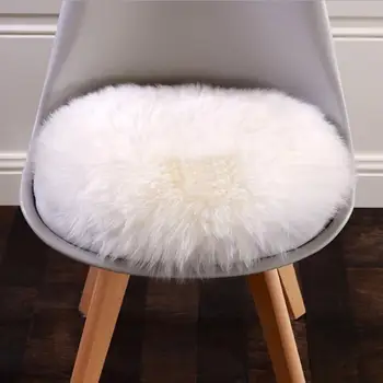 

2019 New Soft Artificial Sheepskin Rug Chair Cover Artificial Wool Warm Hairy Carpet Seat Carpet Kitchen Restaurant Bar