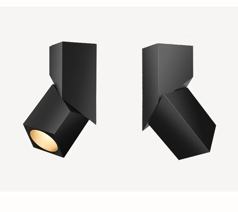 Square Surface Mounted LED Downlight Adjustable 7W 15W LED Ceiling Light Downlight Surface Spotlight 220V Lighting Fixtures