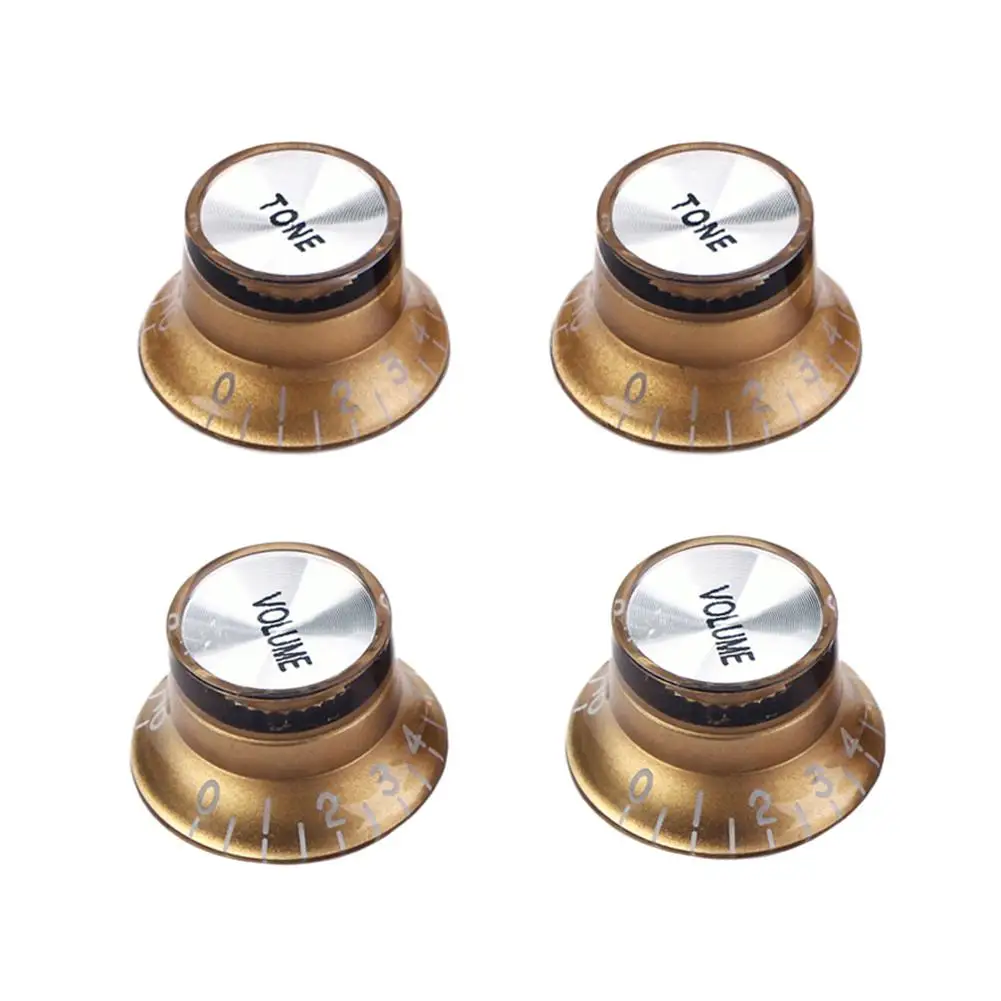 

4Pcs Electric Guitar Top Hat Knob Volume Controller Parts for Gibson Les Paul