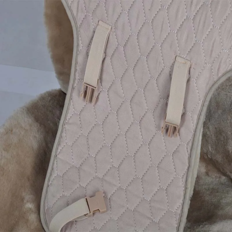 A universal size natural sheepskin fur capes on the car seat cover of Australian 100%  sheepskin Combo Kit for car priora  C078