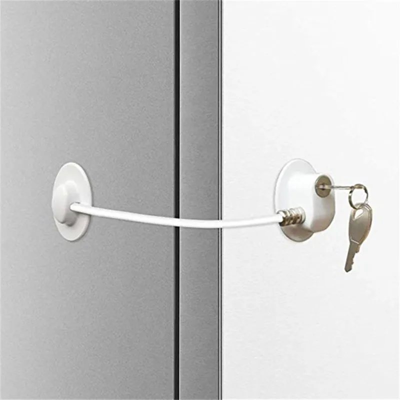 

2pcs/lot Child Safety Lock Refrigerator Lock Window Lock Windows Without Having To Punch Baby Safety Protection To Prevent Falli
