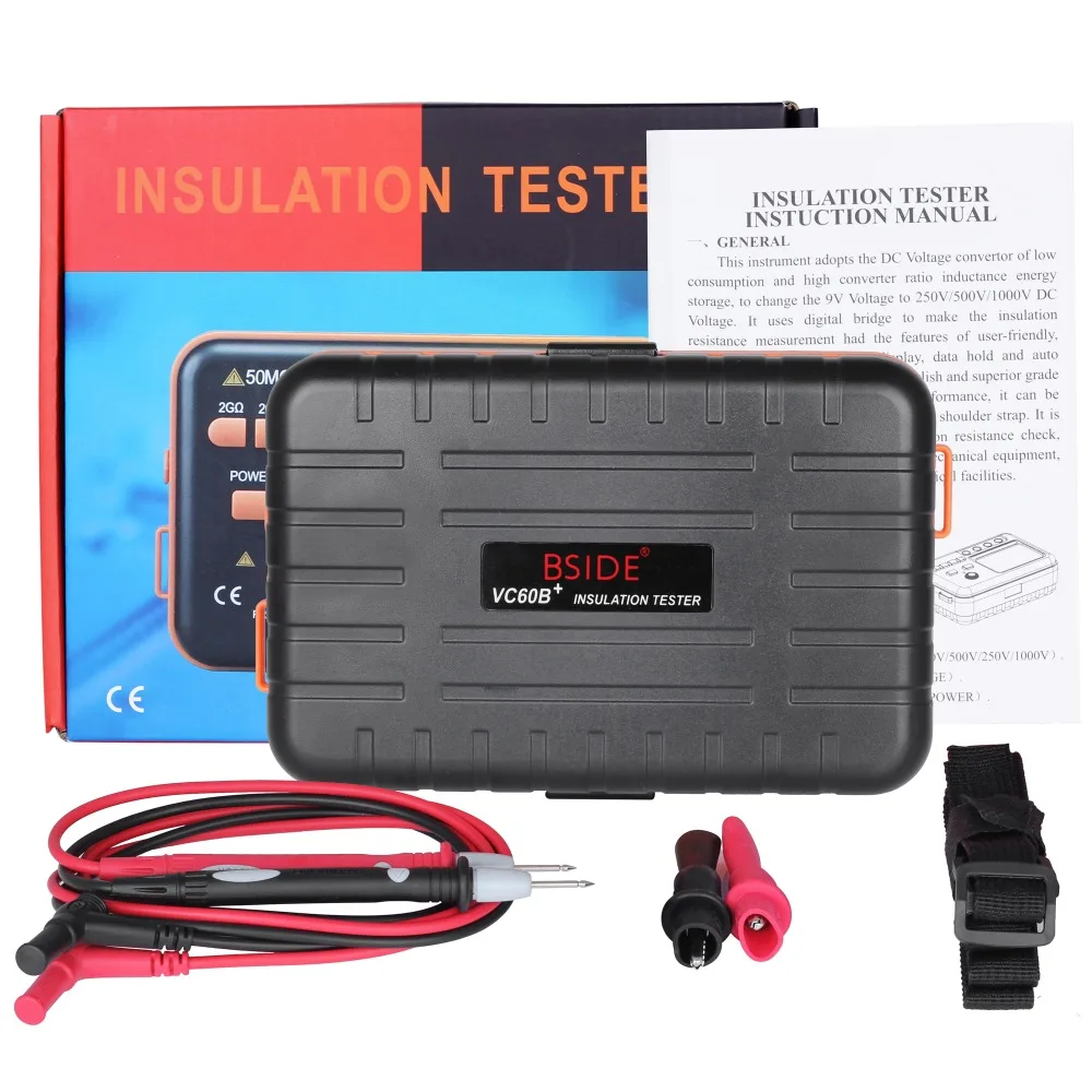 

BSIDE T20161 Auto Repair Test Probes & Clips - Red + Black