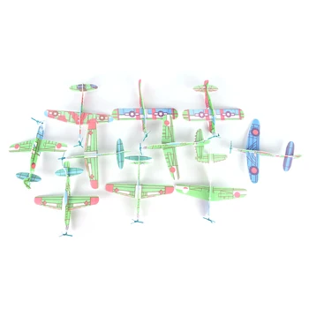 

10Pcs DIY Hand Throw Flying Glider Planes Foam Aeroplane Party Bag Fillers Childrens Kids Toys Game