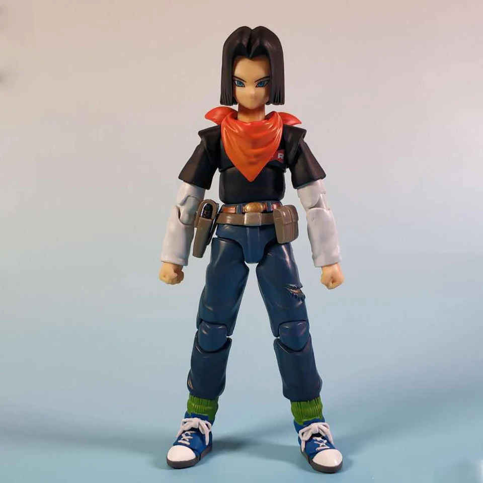 

Tronzo Dragon Ball Z Android No.17 Lapis DBZ Android 17 PVC Action Figure Model Movable No.17 SHF Figure Toys Brinquedos