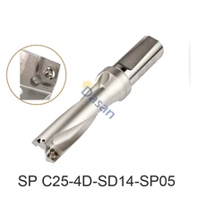 SP C25 4D 13 14 15 16 17 18 19 20 SP05 Indexa U Drill Type For SPMW SPMG 050204 Insert U Drilling Indexable Insert Drills