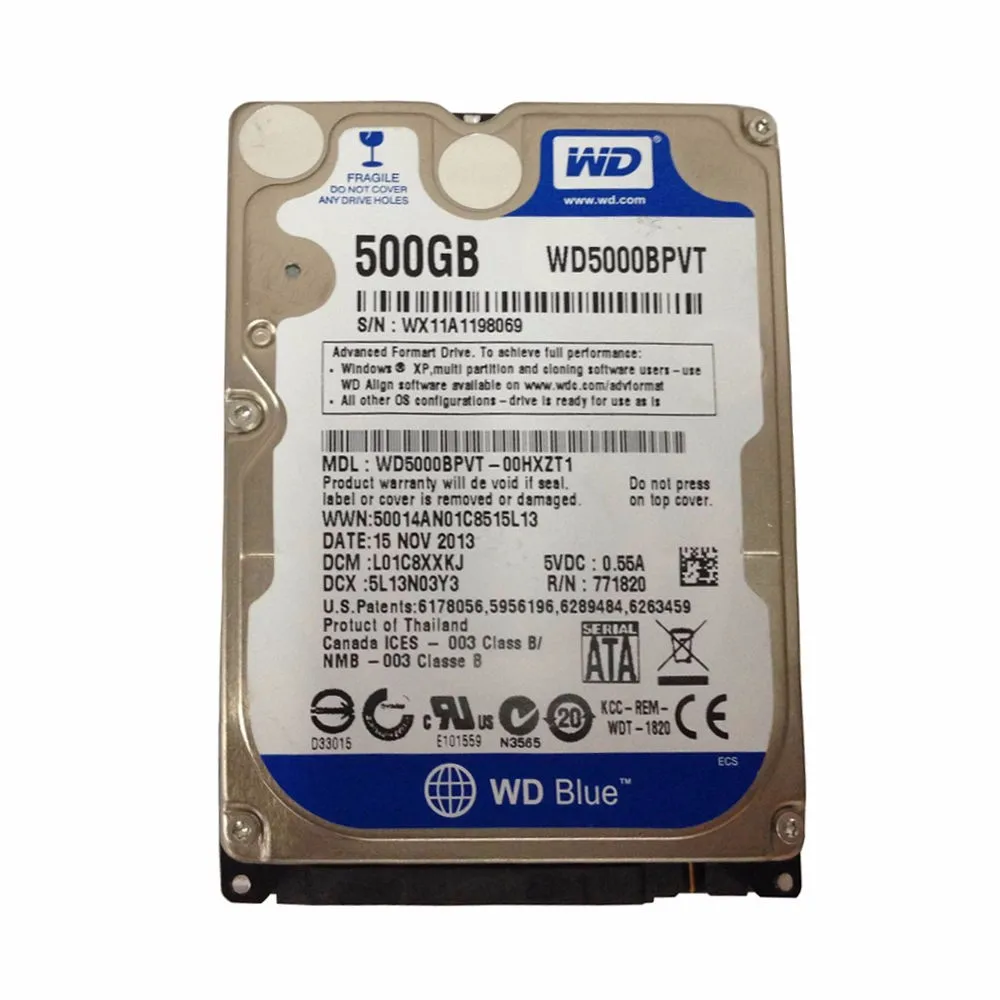 5pcs 500GB HDD Internal Hard Disk Drive Kit for Microsoft Xbox One