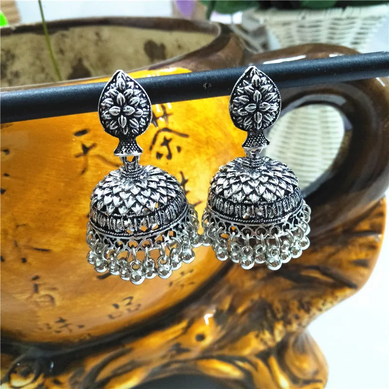 LosoDo шикарные круглые Модные женские серьги ручной работы JhumKi Бангладеш