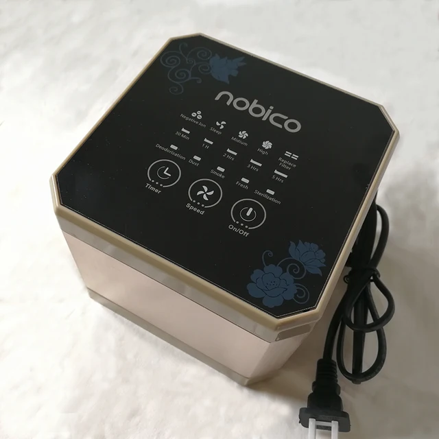 Nobico Home and Office Air Purifier Negative Ion Air Ionizer Touch Air