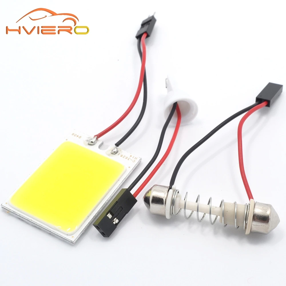 White Red Blue T10 Cob 24 SMD 36 SMD Car Led Vehicle Panel Lamps Auto Interior Reading Lamp Bulb Light Dome Festoon BA9S DC 12v t10 1 68w 24 3020 smd led white light car steering lamps dc 12v 2 pcs