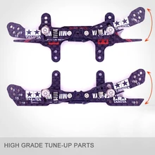 1 комплект 3 мм углеродное волокно независимая подвеска пружинный кран/Феникс Хвост 94697/95257 изменить части для Tamiya мини 4WD модель автомобиля