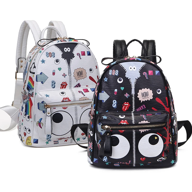 

High Quality Backpacks For Teenager Girls School Backpack Kids Baby Bag PU School Bags Women Lady Travel Small Backpacks