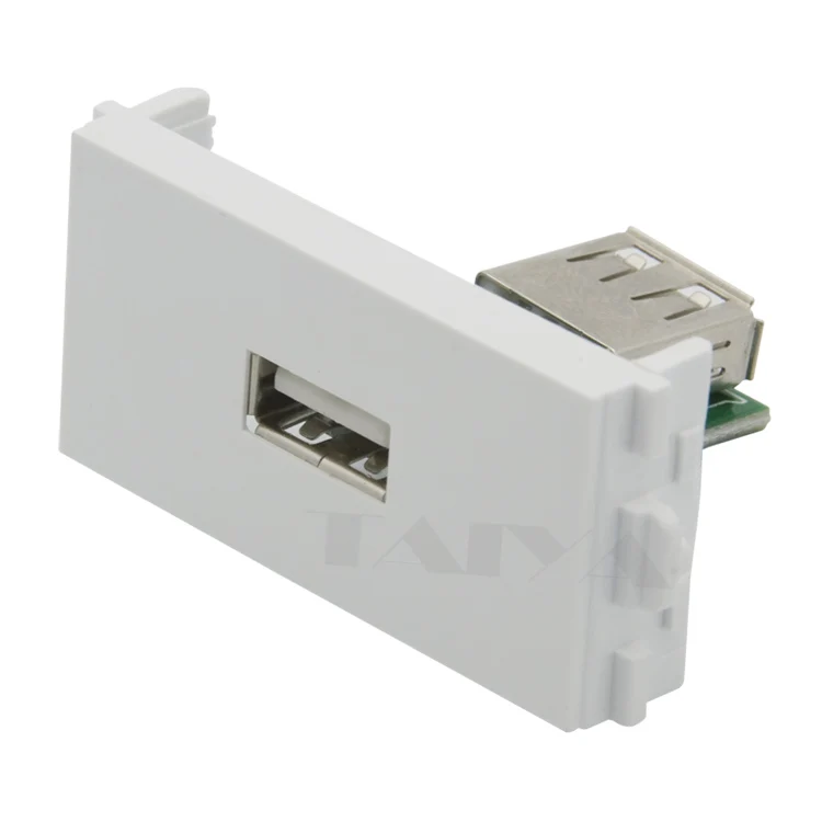 Placa de pared USB conector hembra a hembra|Alargadores para - AliExpress