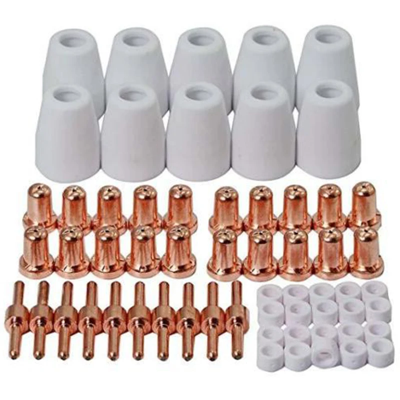 

80Pcs/set PT31 Air Plasma Cutter Torch Consumables Kit CUT50/CT312/520TSC New Arrival For Home Diy