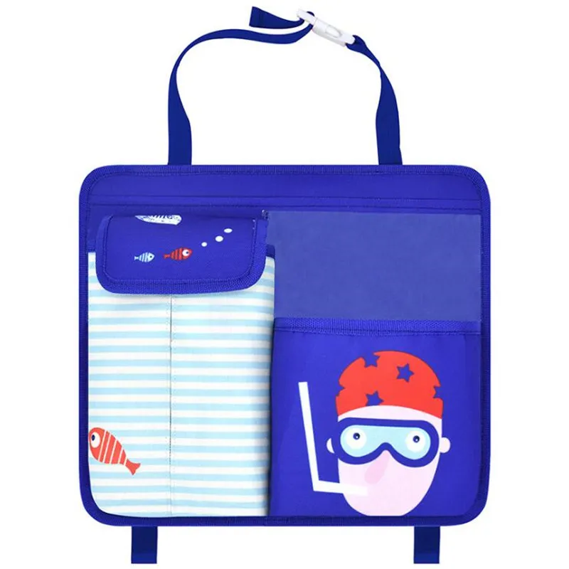 

Cartoon Touch screen Car Organizer Seat Back Storage Bag Hanging Holder Multi Pocket Travel Bags Car interior Accessories