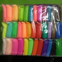 36 цветов/набор пушистый слизи игрушки шпатлевка мягкая глина антистрессовый свет Пластилин поставки слаймов песок Непоседа жвачка Полимерная глина для детей