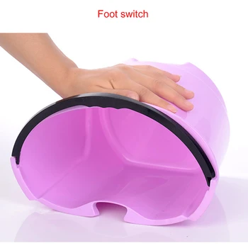 

Home Plastic PP Step Trash Can with Lid Foot Pedal Removable Bin HFing