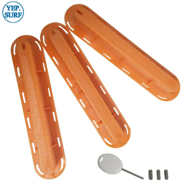 

Free Shipping Futures Orange Fins Box with Key Surfboard Colorful Future Fins Plug High Quality Surfing Fin Plugs