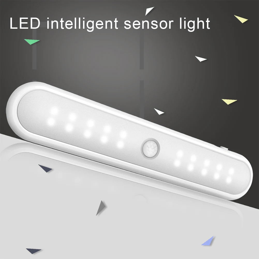 20 светодиодов беспроводной PIR датчик движения светильник интеллектуальная инфракрасная Индукционная лампа для шкафа TN99