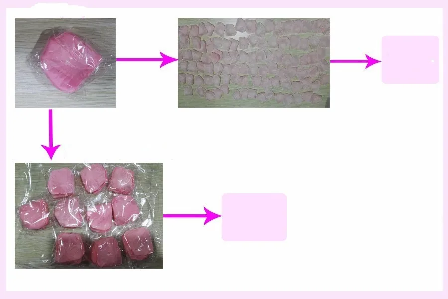 5000pcs / lot 5*5cm silk rose petals for Wedding Decoration, Romantic Artificial Rose Petals Wedding Flower Rose Flower 5000 шт. / партия 5* 5 см шелковые лепестки роз на свадьбу, Романтические искусственные лепестки