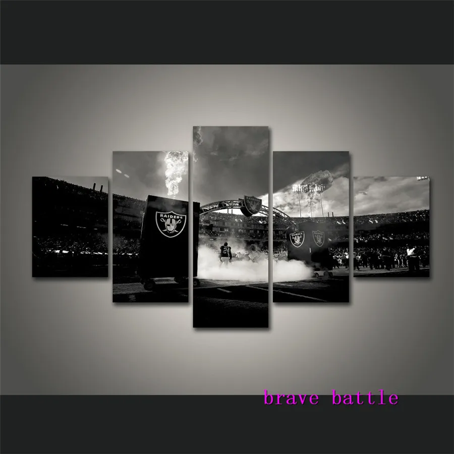 

Oakland Raiders-3 Canvas Painting Living Room Home Decor Modern Mural Art Oil Painting