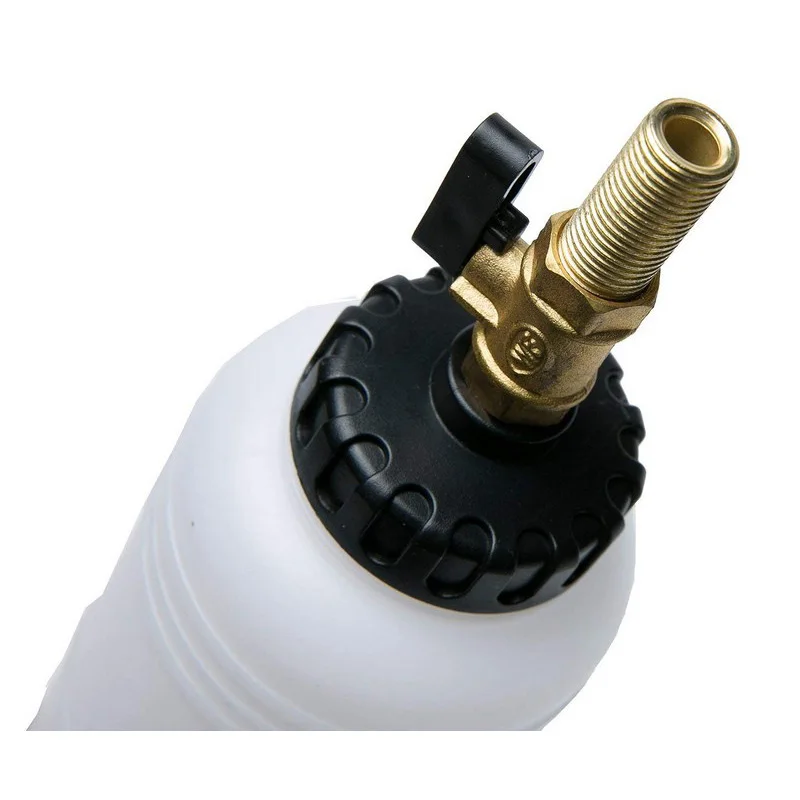 1L Double pot pneumatic brake oil pot Brake Bleeder Fluid Vacuum Type Oiler Tube Fill Bottle Set for motorcycles and cars (1)