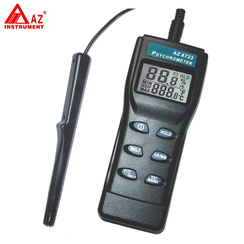 

AZ-8723 Handheld Temperature,Humidity,Dew Point Meter,Wet Bulb Temperature Humidity Tester