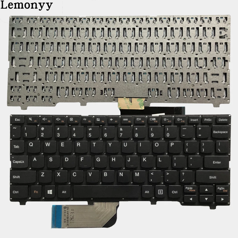 New US laptop keyboard For Lenovo ideapad 100S 100S-11IBY English keyboard black/white