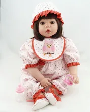 22 inches 55cm Vinyl Reborn Babies Doll Reborn Fashion Boy Realistic Dolls Gift for Birthday Christmas Gifts Juguetes Brinquedos