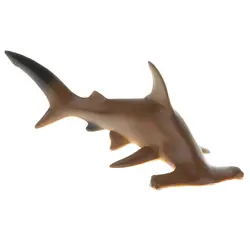 Реалистичный 5,7 дюймов Пластик Акула-молот фигурку, жители океана фигурка-Модель Детская обучающая игрушка, подарок