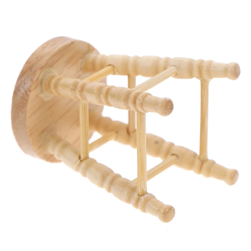 1/12 деревянный кукольный домик Миниатюрные аксессуары мини стул имитация кресла мебель модель игрушки для украшение для кукольного домика
