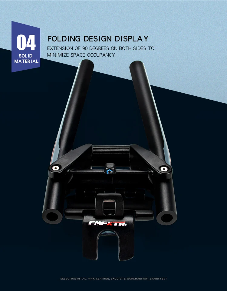 Fmfxtr bicicleta dobrável guiador 620mm 25.4 31.8