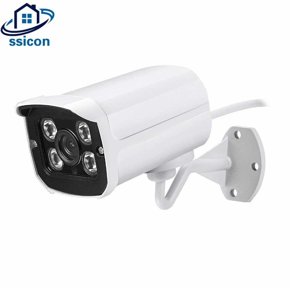 

SSICON 2.0MP 4Pcs LED IR Waterproof Bullet IP Camera Outdoor ONVIF IR Night Vision P2P Mini IP Security Camera POE