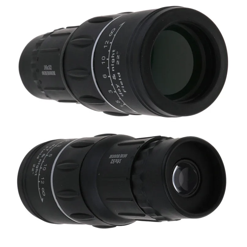 High Definition Telescope 16x52 Dual Focus Zoom Optical Night and Day Vision Monocular single Telescope #2Y03 (1)