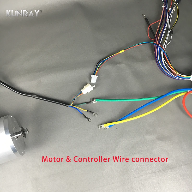 Набор бесщеточных двигателей KUNRAY BLDC 72 в 3000 Вт с контроллером 24 Mosfet 50A для