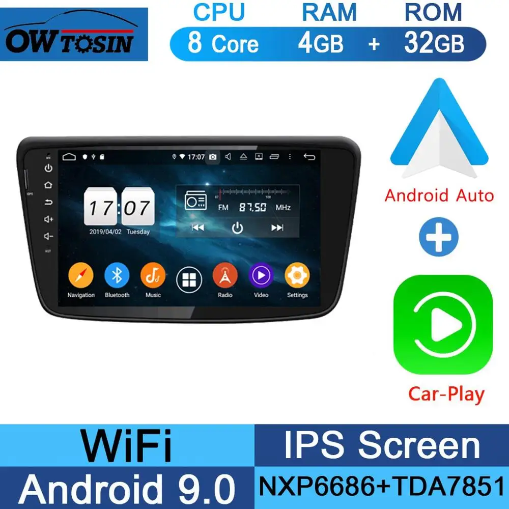 " ips 1920*1080 8 Core 4G+ 64G Android 9,0 Автомобильный мультимедийный плеер для Suzuki Baleno автомобиль радио gps CarPlay попугай BT - Цвет: 32G CarPlay Android