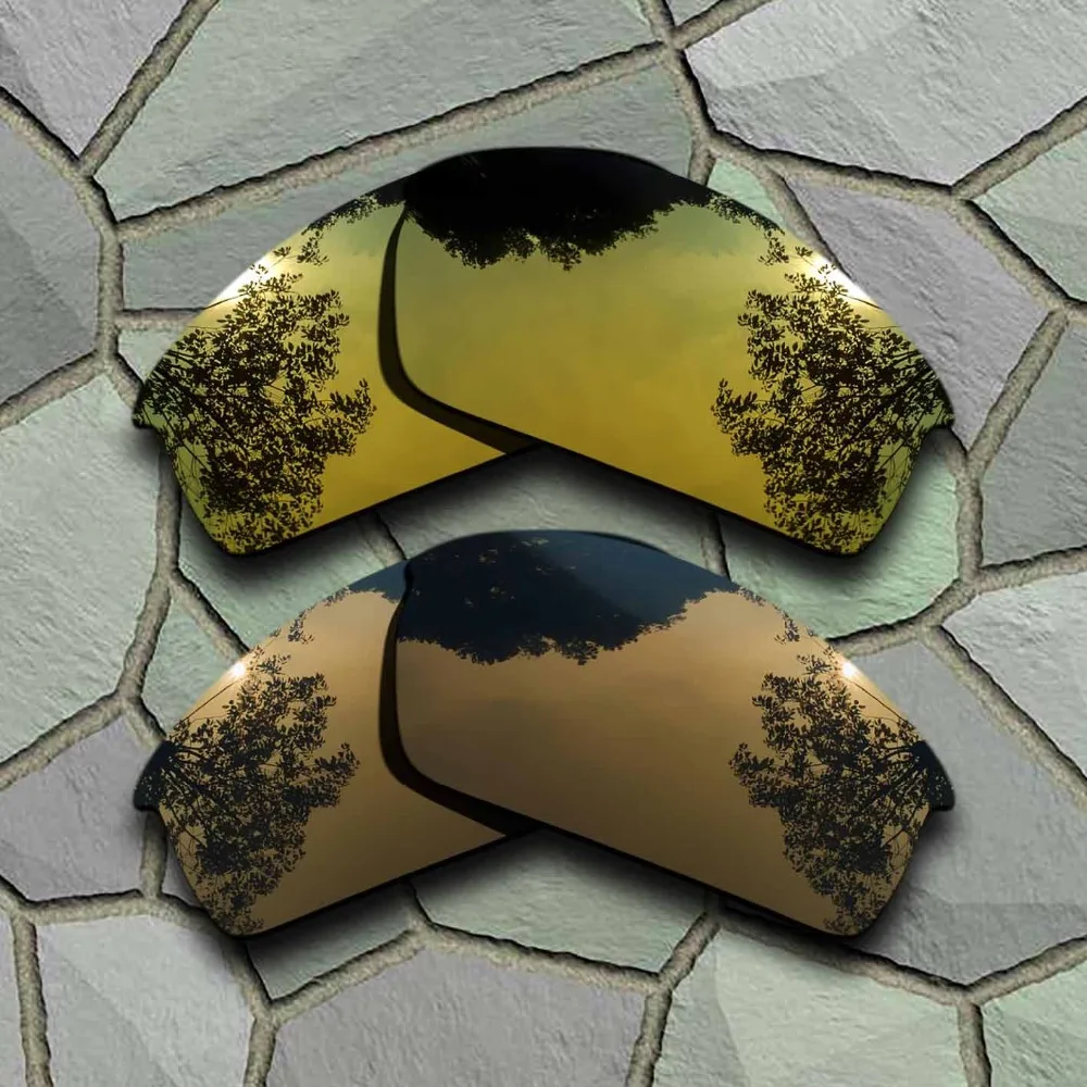 

Yellow Golden&Bronze Copper Sunglasses Polarized Replacement Lenses for Oakley Bottlecap