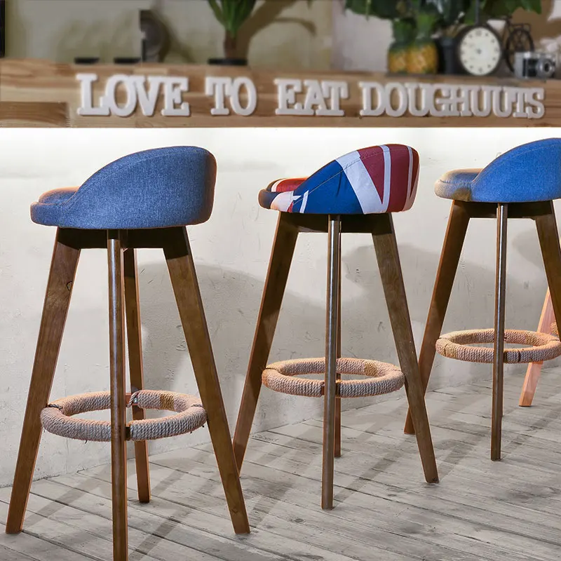 Современный дизайн из массива дерева или пластика и металла барный стул, стильный дизайн барный стул, хороший красочный из массива дерева барный стул